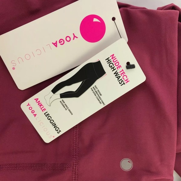 Yogalicious High Waist Nude Tech Leggings - Picture 6 of 8